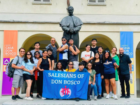 Partial group shot in Valdocco