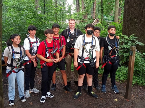 Fr. Craig and DBCR Students