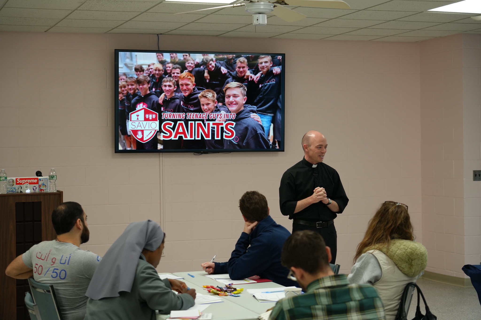 Fr. Tyler Tenbarge presents on Savio.