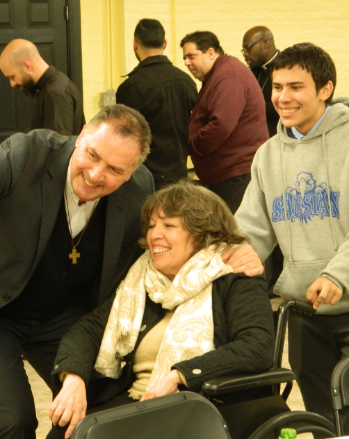 Fr. Ángel, Maria and Nick