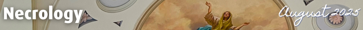 August 2025 Necrology Banner