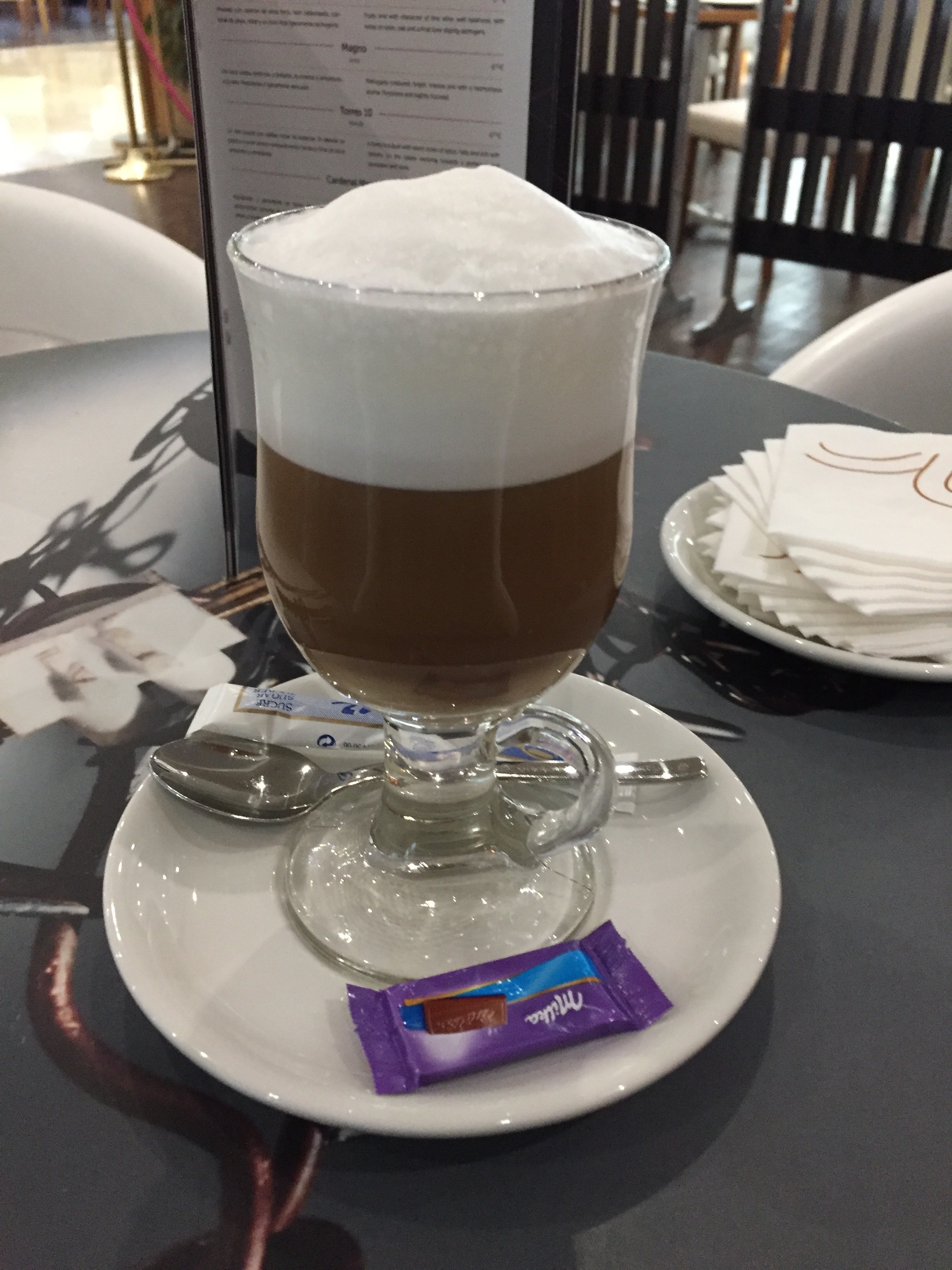 The coffee that Fr. Fabio prepared for Andrea. 