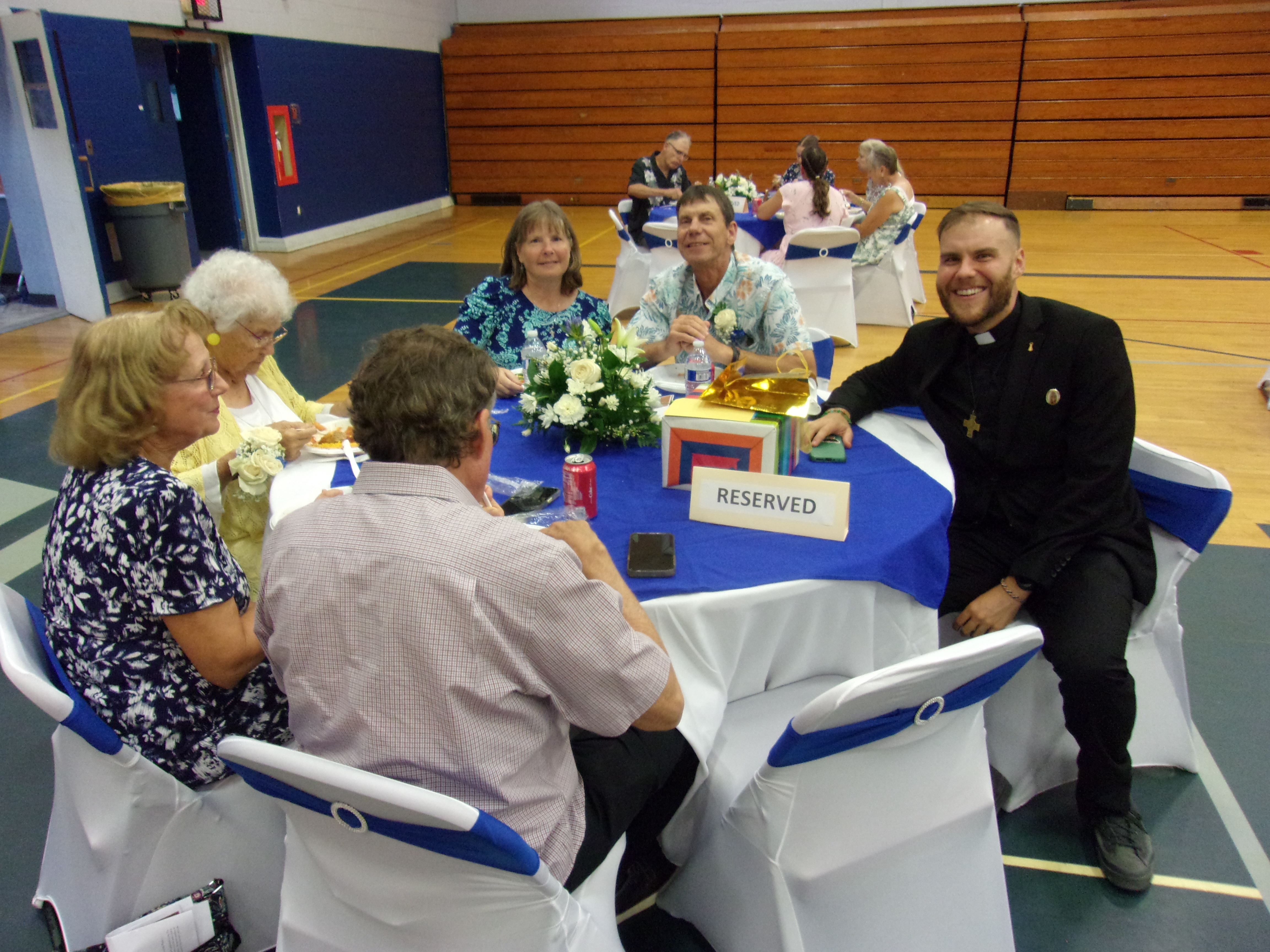 Dcn. Tom and Family Photo by Fr. Mike