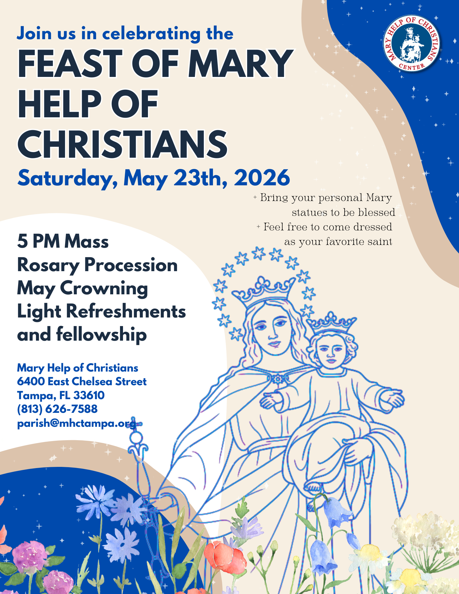 Feast of Mary Help of Christians Celebration Tampa, FL