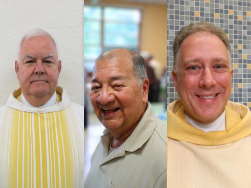 Fr. Mike Conway, Br. Charles Thenier, and Fr. Tim Zak