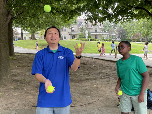 Fr. Paul Juggling