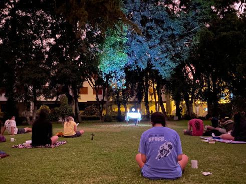 Holy hour in Lima