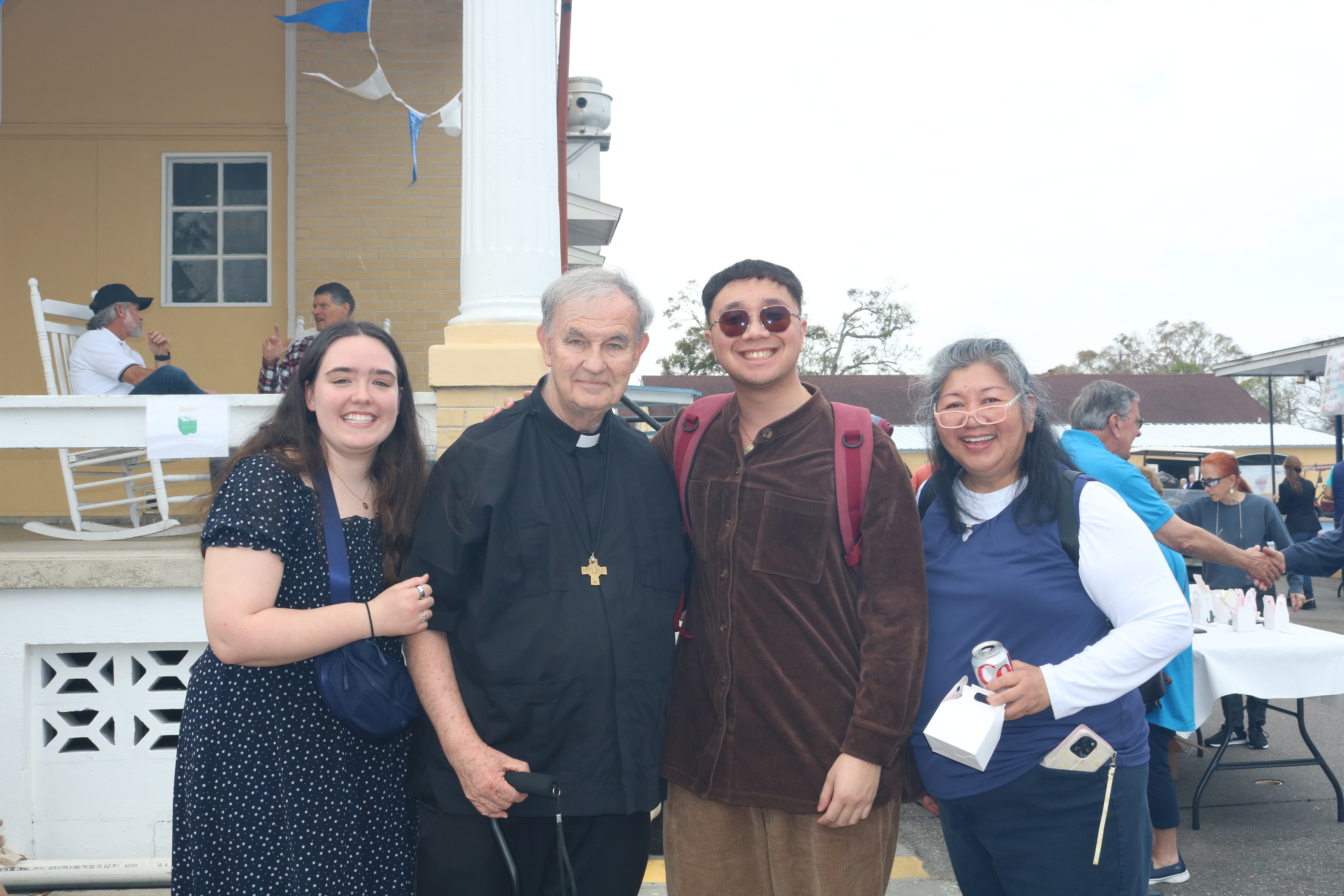 Tampa Salesian Family with Fr. Jay Horan, SDB, during the Don Bosco Festival