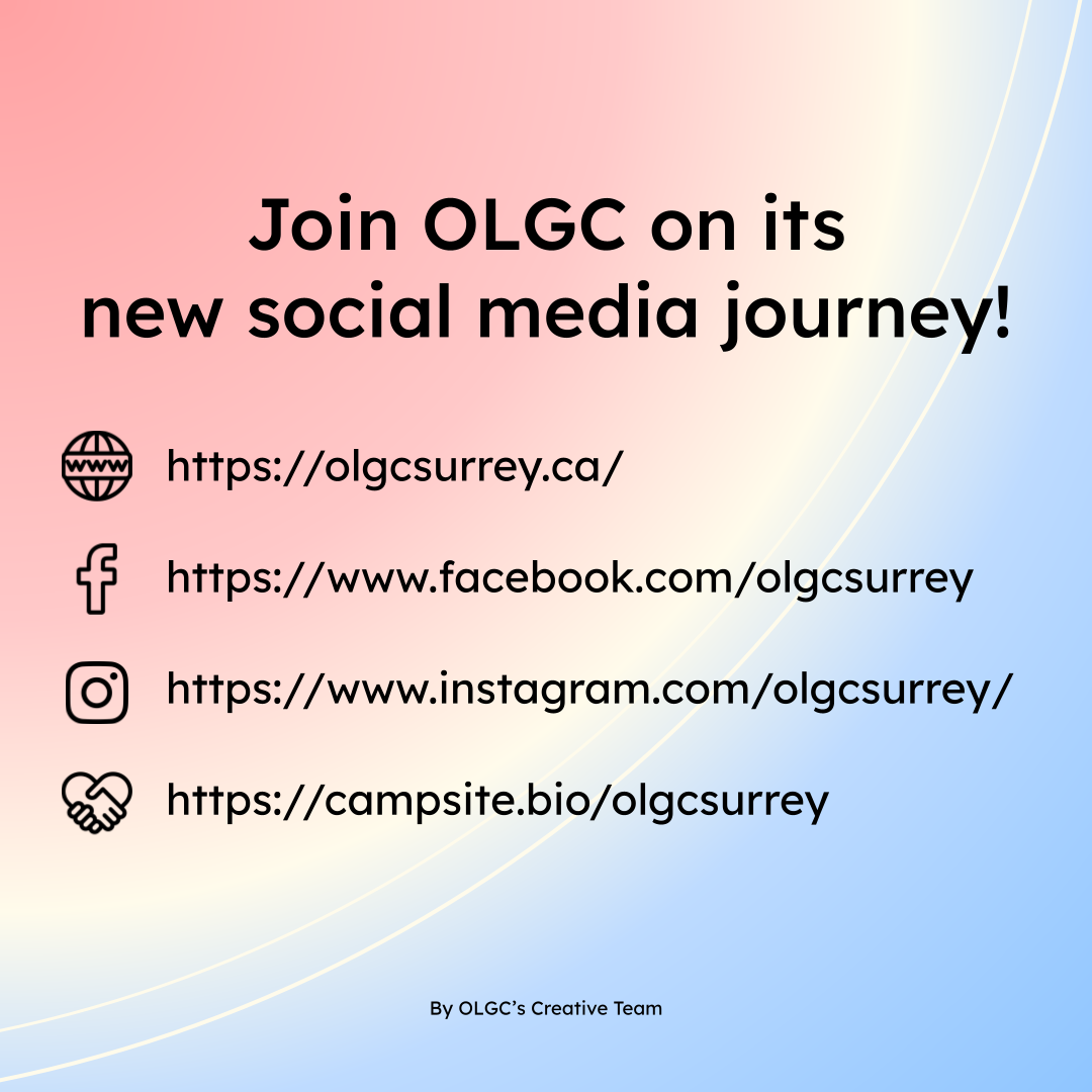 Join OLGC Social Media 2025