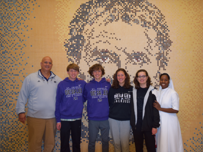 Adults and SLR participants from St. Francis DeSales High School