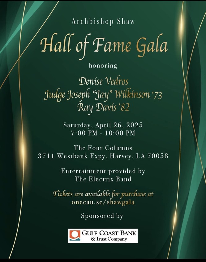 Archbishop Shaw Hall of Fame Gala