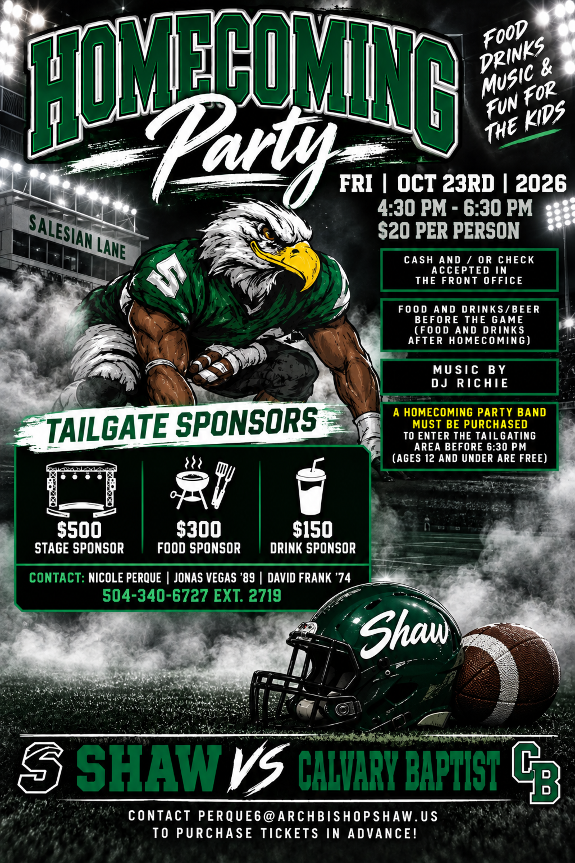 Archbishop Shaw Homecoming Party