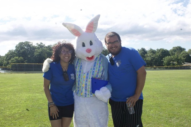 Camp Echo Bay Holiday Week Easter Bunny