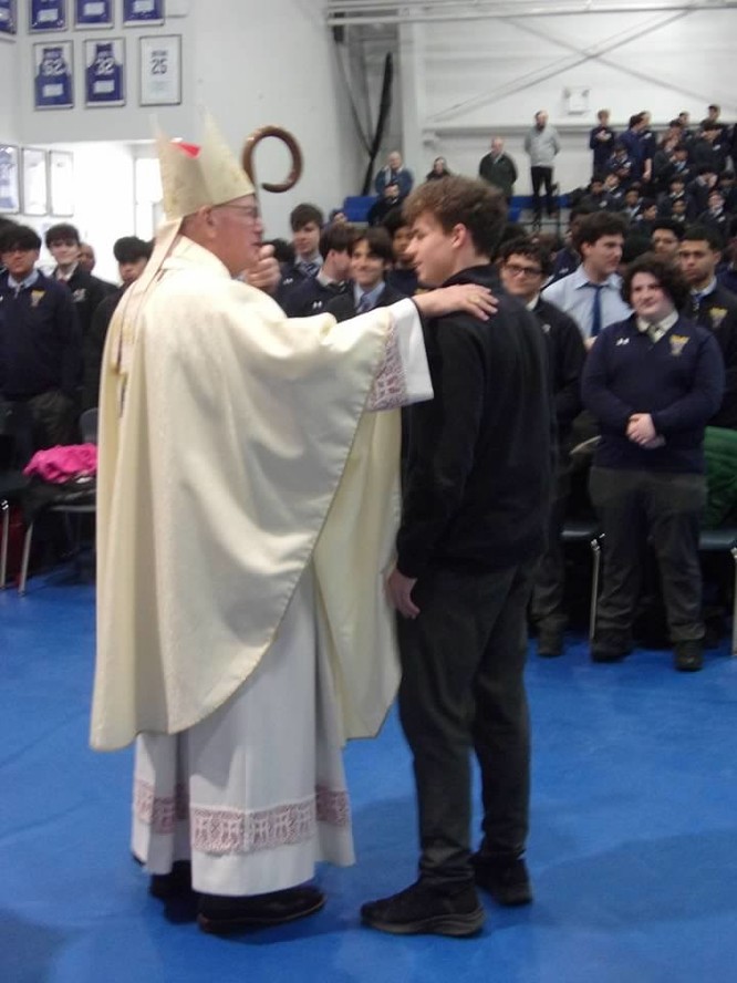 Card. Dolan and Tim Fitzgerald Fr. Mike