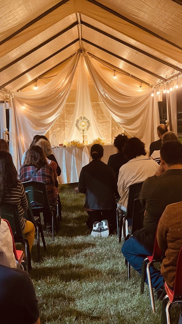 Chicago Salesian Family gathers for Eucharistic Adoration.