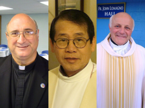 Frs. Bill Bucciferro, Joe Vien Hoang, and John Nazzaro