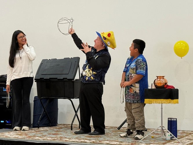 Stony Point: Salesian Family members joyfully play a game during Mary Help of Christians Day 2025