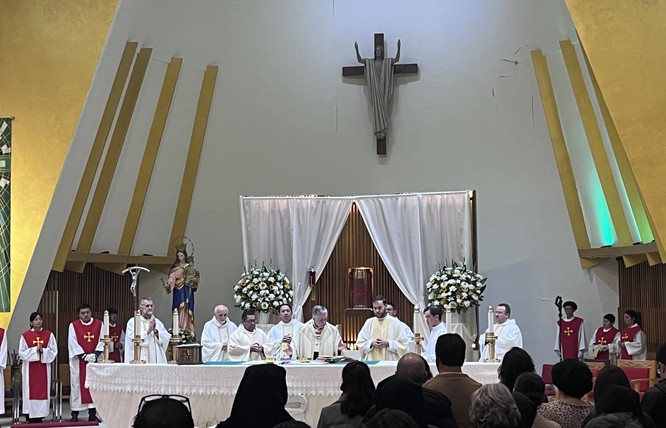 Chicago: Cardinal Cupich celebrates Mass on the feast of St. John Bosco at St. John Bosco-St. James Parish.