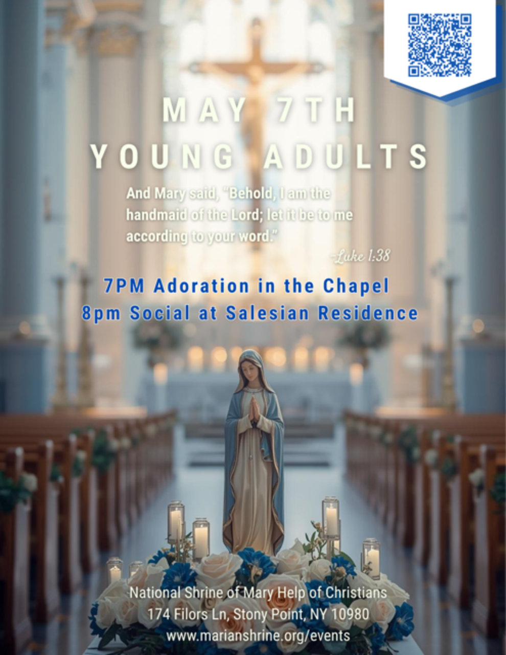 Mary in May Adoration Social Night 