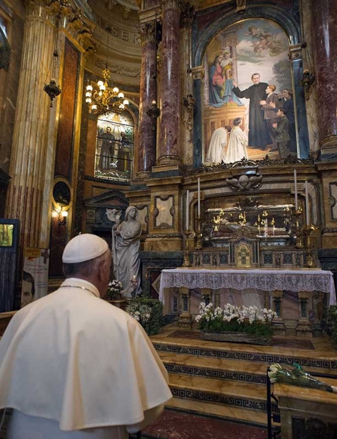 Pope Francis at MHC in Turin ANS