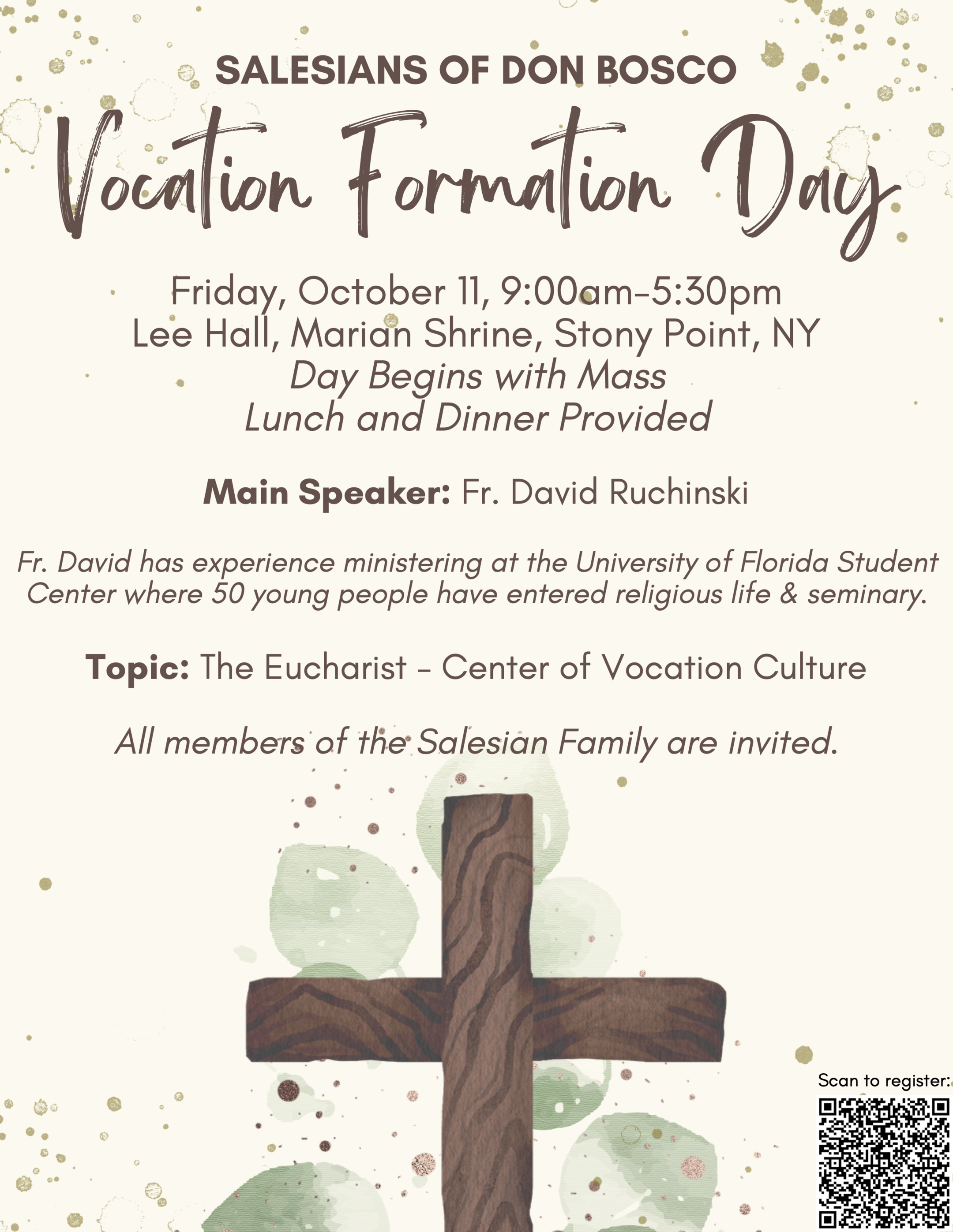 Vocation Formation Day Flyer