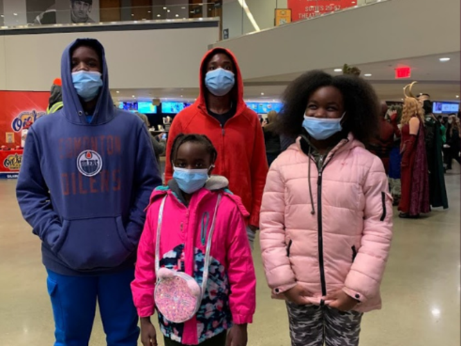 Young People at Rogers Place Edmonton