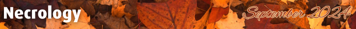 September 2024 Necrology Banner