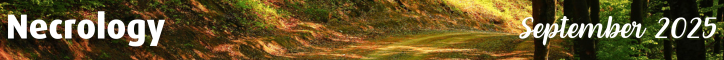 September 2025 Necrology Banner