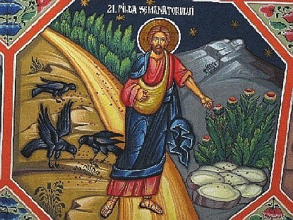 Icon of Christ as the sower