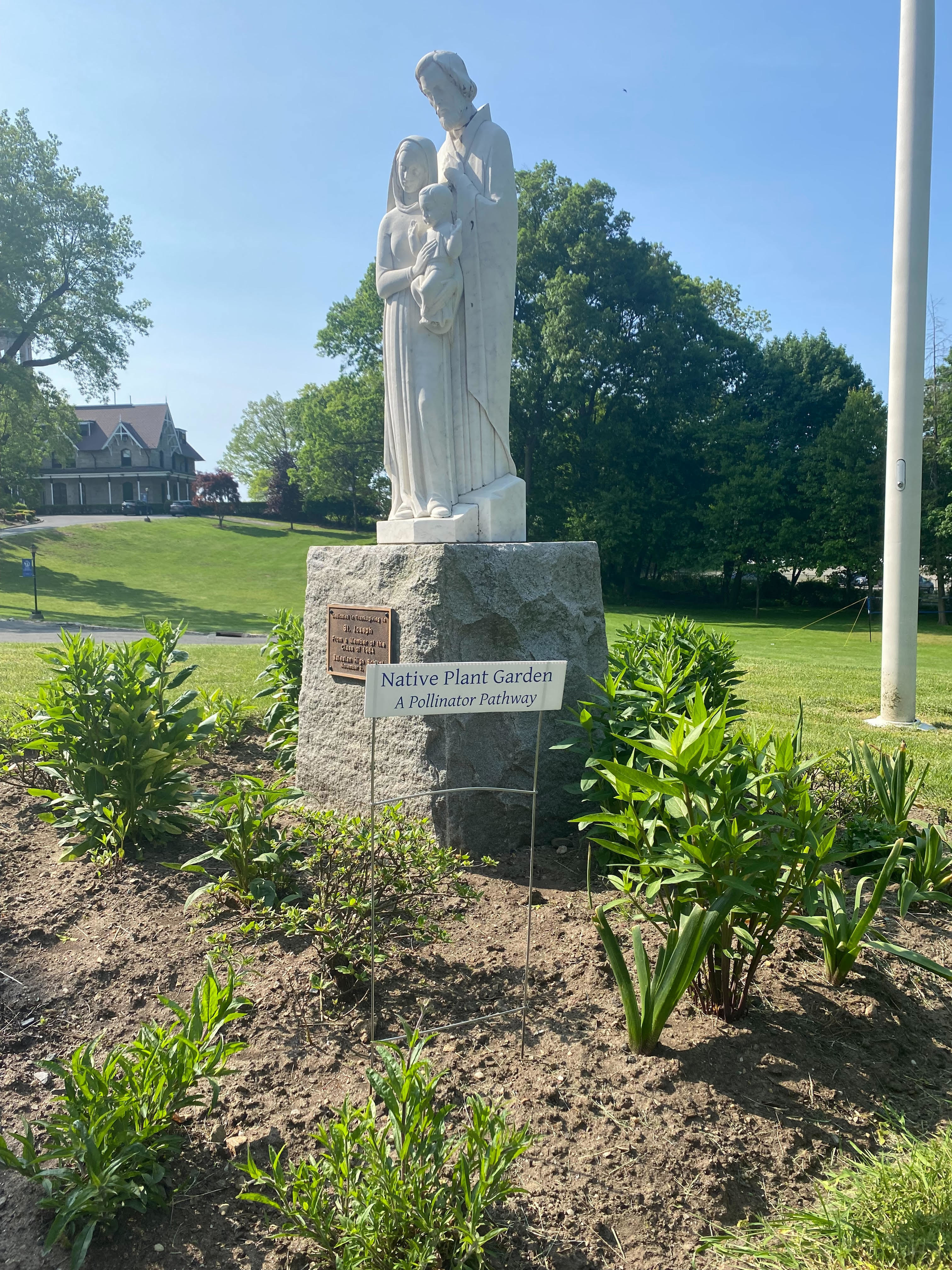 St. Joseph Garden at Salesian High School