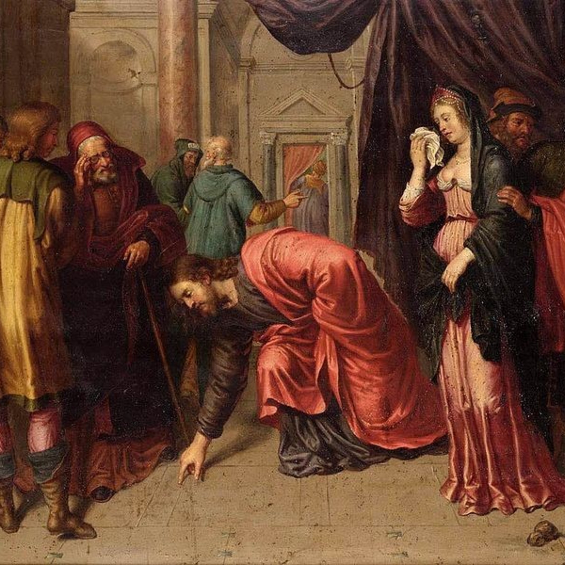 Christ Writing in the Sand