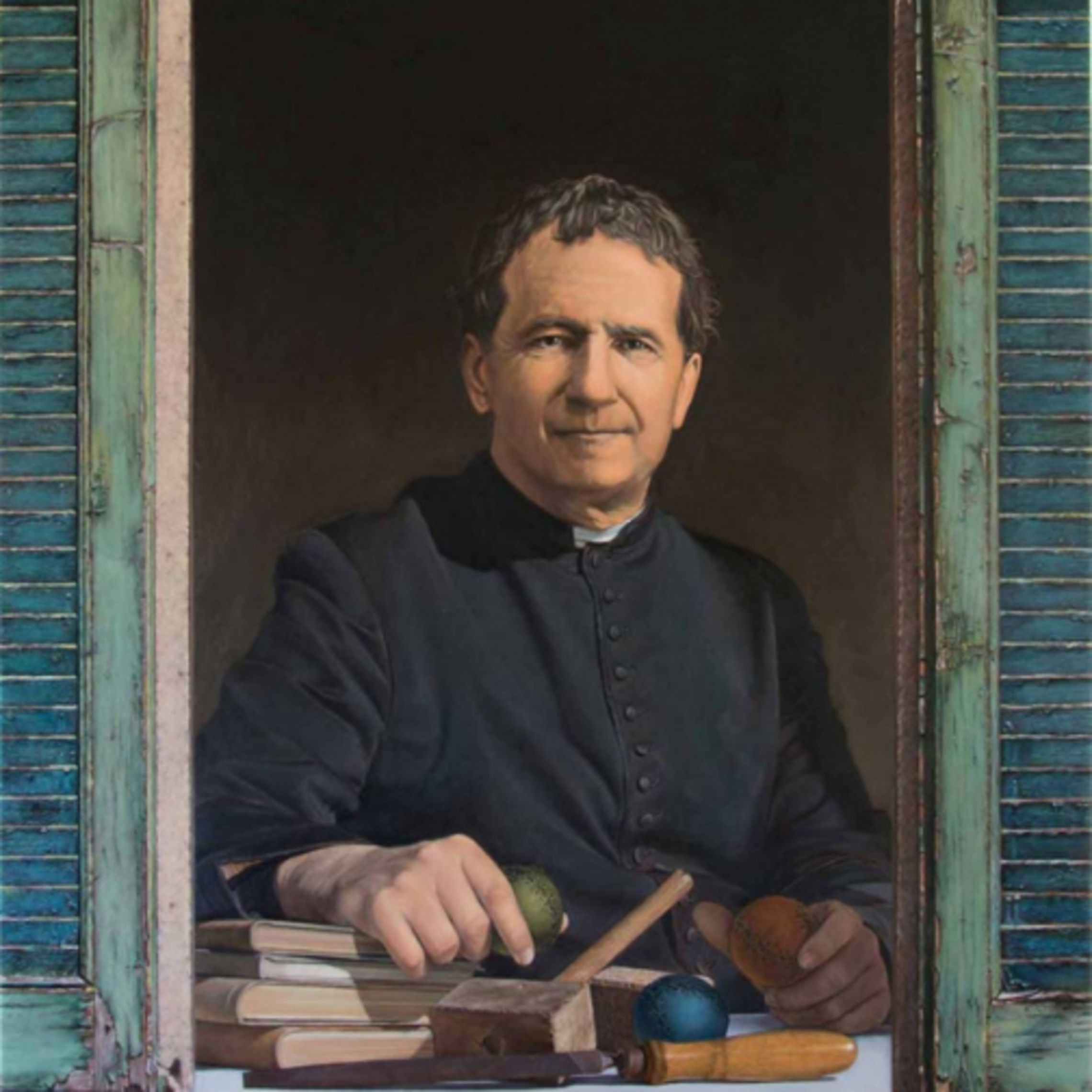 Don Bosco at Window