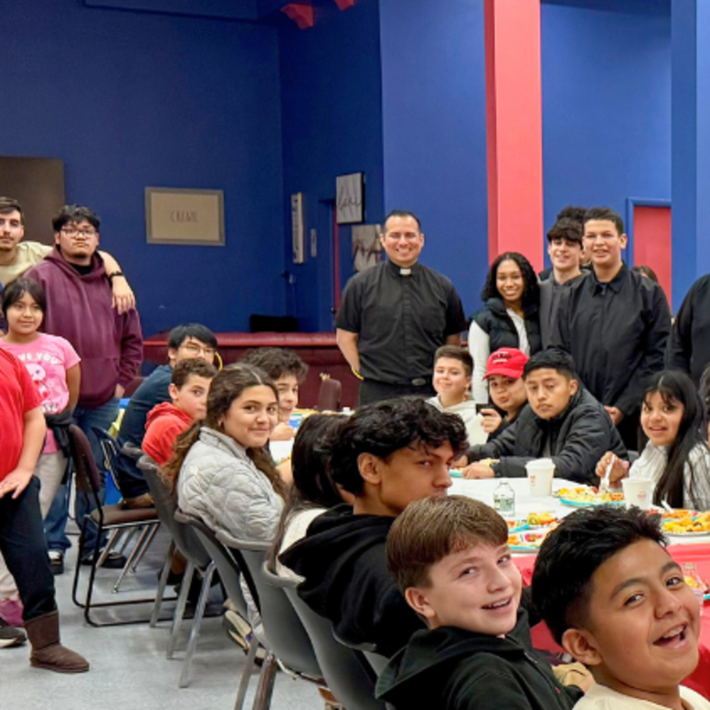Port Chester YA Volunteers from Tampa Visit St. John Bosco Parish