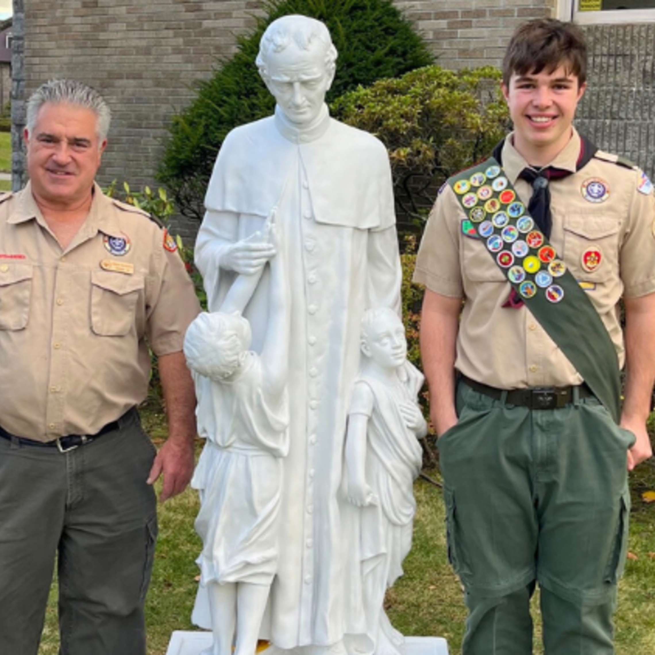 Salesian High New Don Bosco Statue