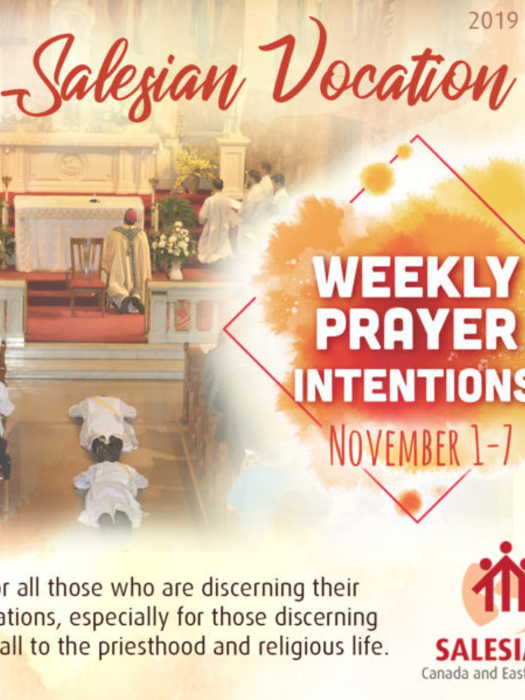 Vocational prayer 2019