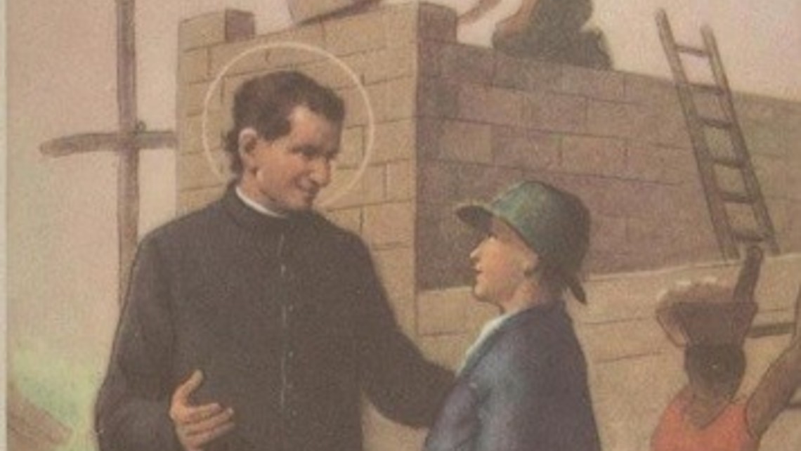 Don Bosco at Building Site