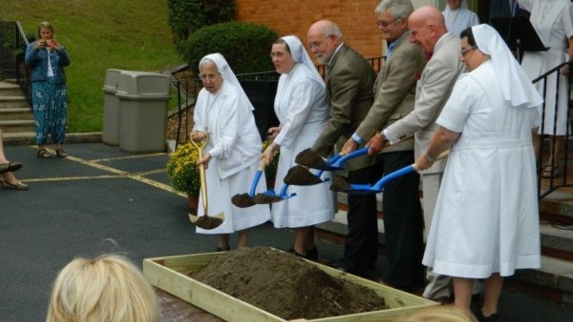 Salesians breaking ground