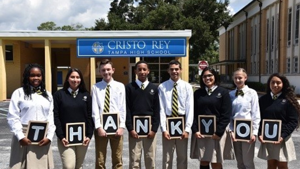 Cristo Rey Tampa Students