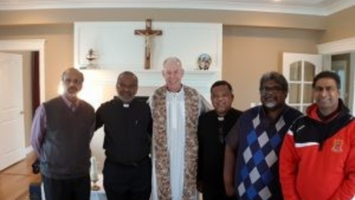 Edmonton SDB community with Fr. Dennis