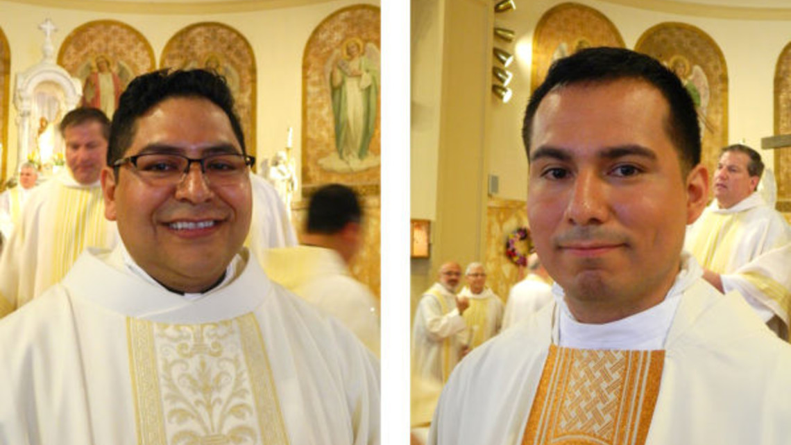 Fr. Juan Pablo Rubio and Fr. Eduardo Chinca.