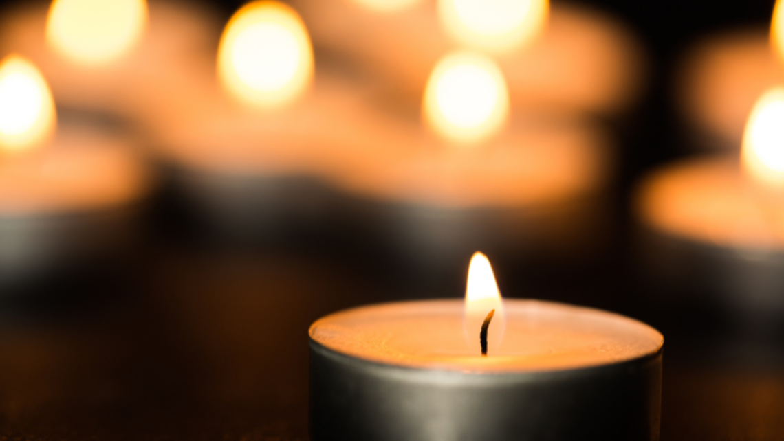 Lit candles for prayer | Photo by DAPA Images April 2023