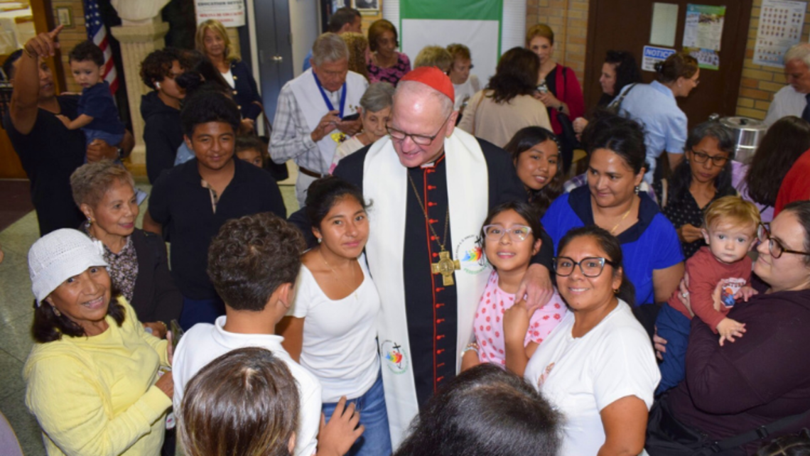 Cardinal Dolan Visits Port Chester