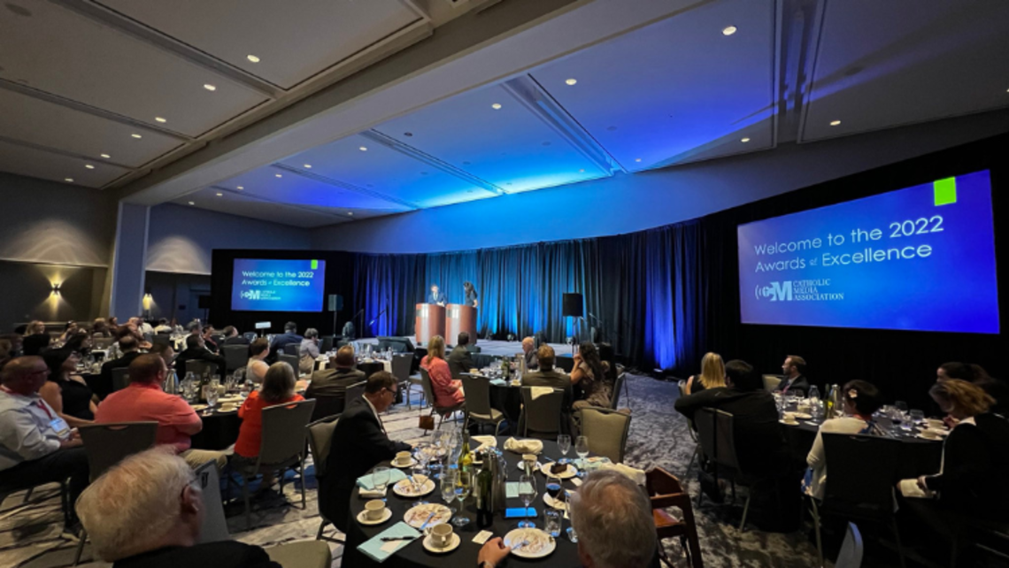 Attendees at one of the awards luncheons | Photo by Catholic Media Association Catholic Media Conference 2022