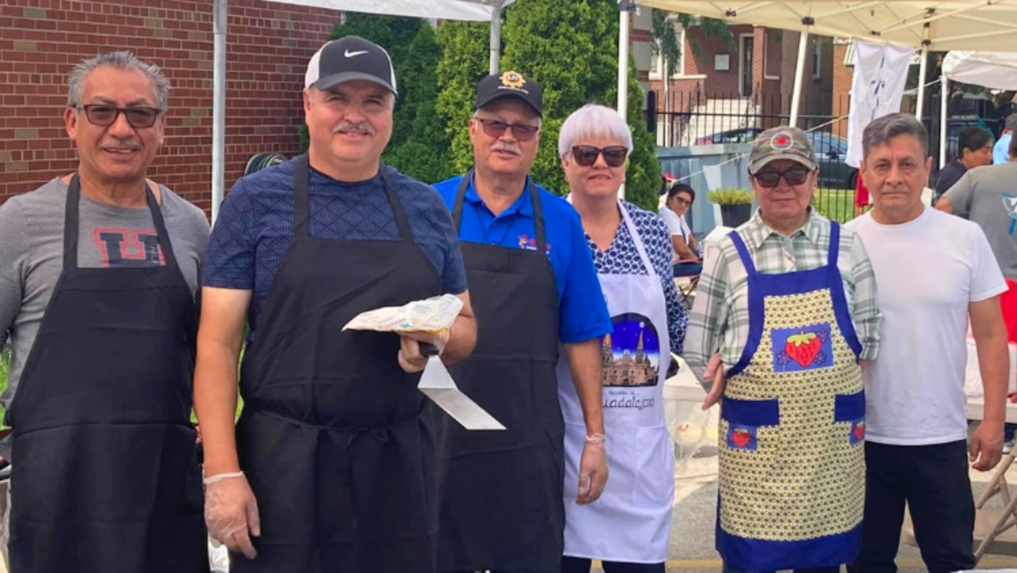 Salesian Family gathered at the St. James Festival | Photo by Fr. Richard Alejunas, SDB Chicago St. James Festival