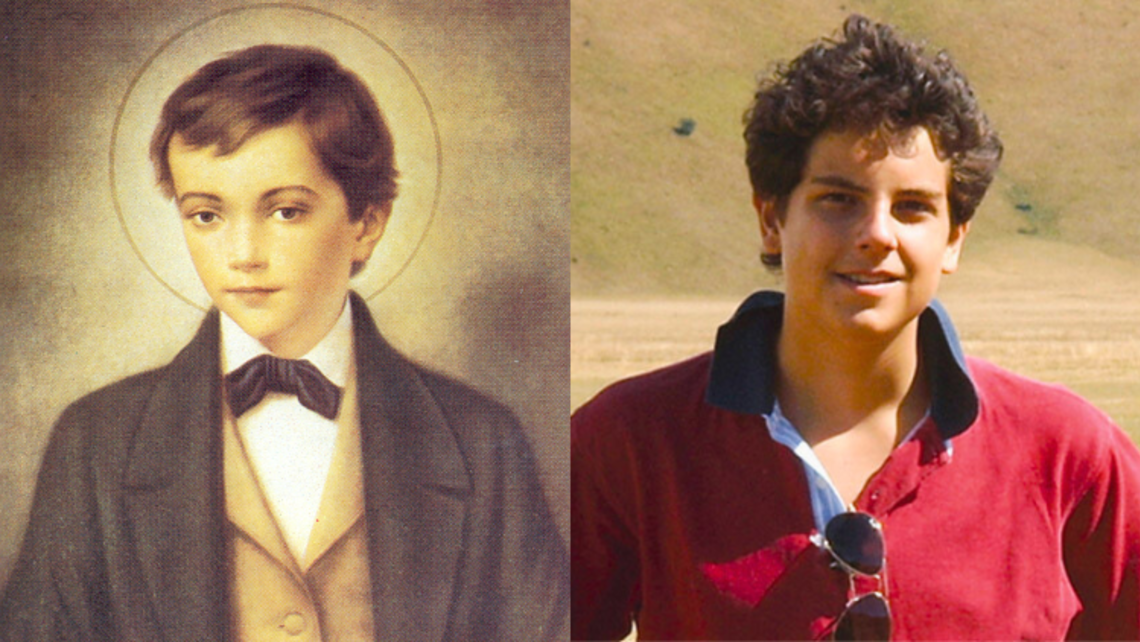 St. Dominic Savio and Bl. Carlo Acutis | Photo ©: www.sdb.org and www.carloacutis.com/en DB and Youth Saints