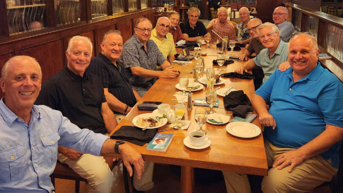 Dom Savio Class of 1977 members gather together. | Credit: Mr. Lou Ferrelli Dom Savio Reunion