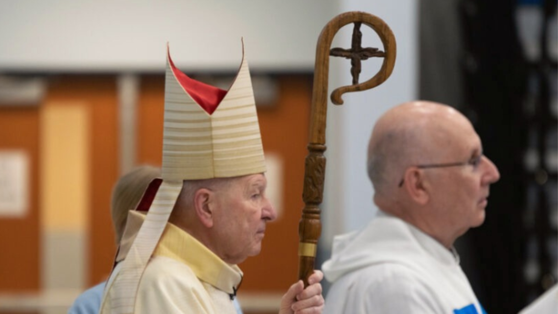 (from left to right) Most Reverend Gregory Aymond, Archbishop of New Orleans and Fr. Mark Hyde, SDB | Photo courtesy of www.archbishopshaw.org Don Bosco Mass at Archbishop Shaw