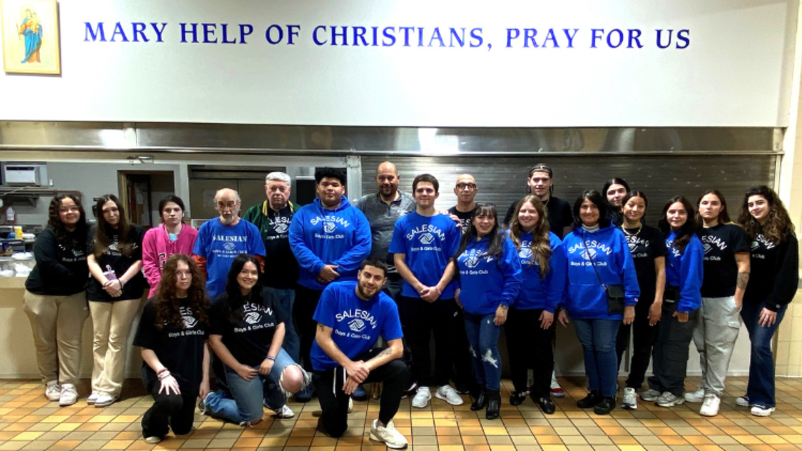 Club staff at the 2024 Pasta Dinner Fundraiser | Courtesy of Bro. Bob Metell, SDB East Boston: Christmas Fun at the Club