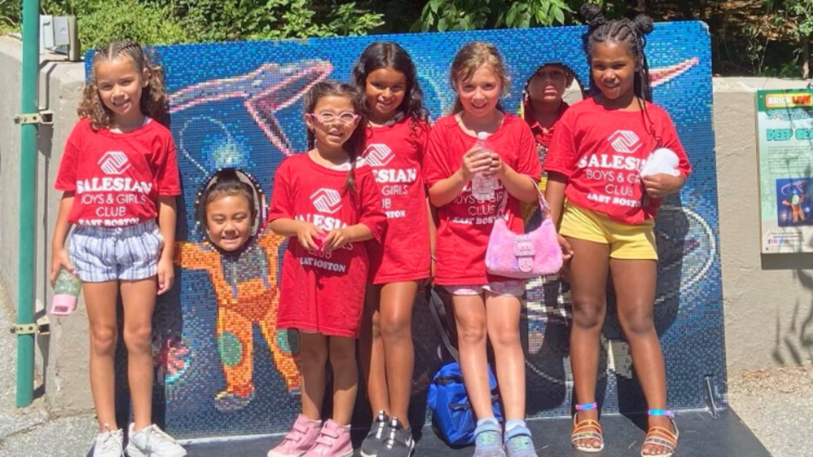 Salesian Boys & Girls Club members | Photo courtesy of Salesian Boys & Girls Club’s Facebook East Boston Happenings 09.23