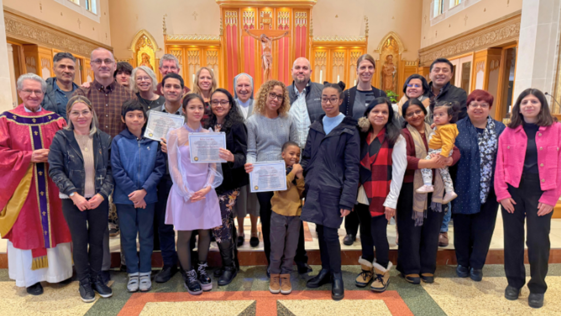 Etobicoke Salesian Family gathers to celebrate its new Cooperators. | Credit: Rosina Di Felice Etobicoke: New Cooperators December 2025